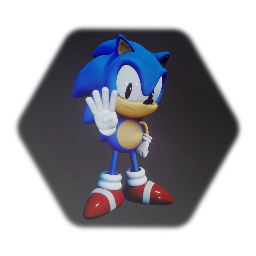 Classic Sonic CGI Model V4
