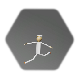 -3 baldi running animation