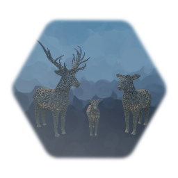 Wicker Reindeer  Christmas Decorations