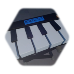 Cartoony Portable Piano