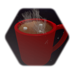 Red Mug (with marshmallows)