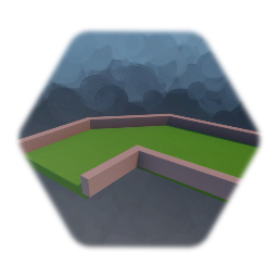 golf rounded corner piece