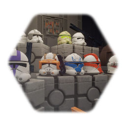 Clone Trooper Helmet Collection