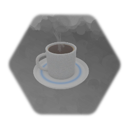Coffee Mug + Steaming Coffee