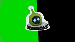 Green-bot Imp Sticker