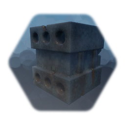 Decorative stone block