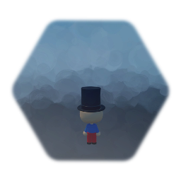 Top hat man cute