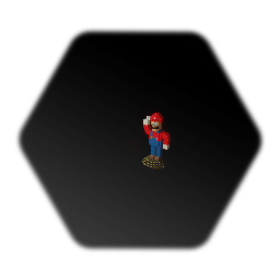 Pixel Mario Statue - Small