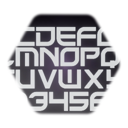 Sculpted font "Xirod"