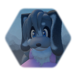 イヌ型の女の子パペット