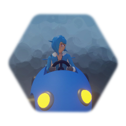 Tari in a go kart