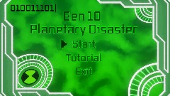 Planetary Disaster Menu