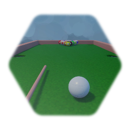 Pool table with Mm balls