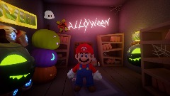 Mario Halloween Game Scene! - WIP!