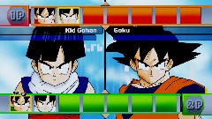 Dragon Ball Z Budokai Tenkaichi 2 Character Select Screen