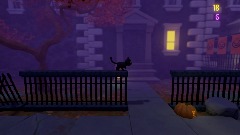 A Spooky Cat's Journey