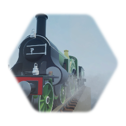 GNR's 4-2-2 Stirling Single(safety valve)