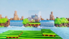 Green hill Boss but Sonic dreams kit