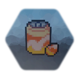 Pixel Art Candy corn Fruit Pop