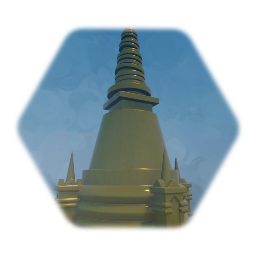 Tall Golden Wat Tower