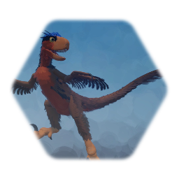 Dromaeosaur puppet