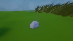 Tails throws a rock