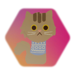 Cosy Kitty Sticker