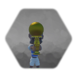 Messi holding the World cup