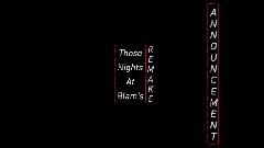 Those Nights at Blam's REMAKE Announcement + Release Date
