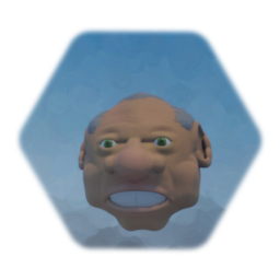 Head - Ol Chap with Gray Hair