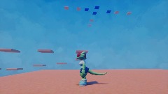 Alyssa the kobold testing scene