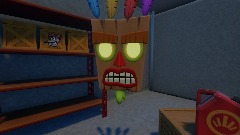 Uh... Meow? With Aku Aku