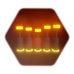 Decorative Glowing Pistons