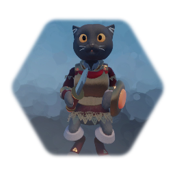 猫騎士パペット cat knight