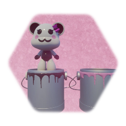 Remix of Cute Character Template - Pink Panda
