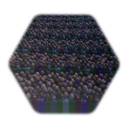 Modular Distant 3D Crowd - Stadium