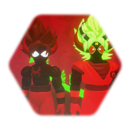 Legendary Super Saiyan Nitro I.M.P X Devin.exe and False SSJX