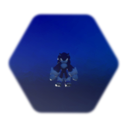 Sonic the werehog (gold's version 2)