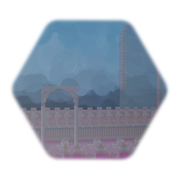 Pixel art CV Aria of Sorrow Corridor Outskirt