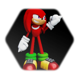 Modern Knuckles The Echidna CGI Model