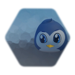 simple head of penguin