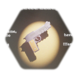 animated handgun