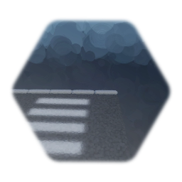 Sezione di strada con strisce ****nali