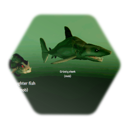 The Slaughter fish and the Grizzly shark