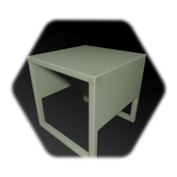 Basic Green End Table