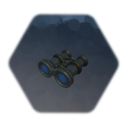 Brass binoculars