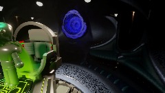 Spaceship cockpit