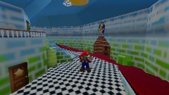 Inside peach castle New different