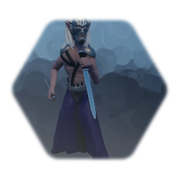 Dark elf assassin sculpt (Not a puppet)