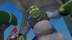 Shrek jams to Littlebigplanet music